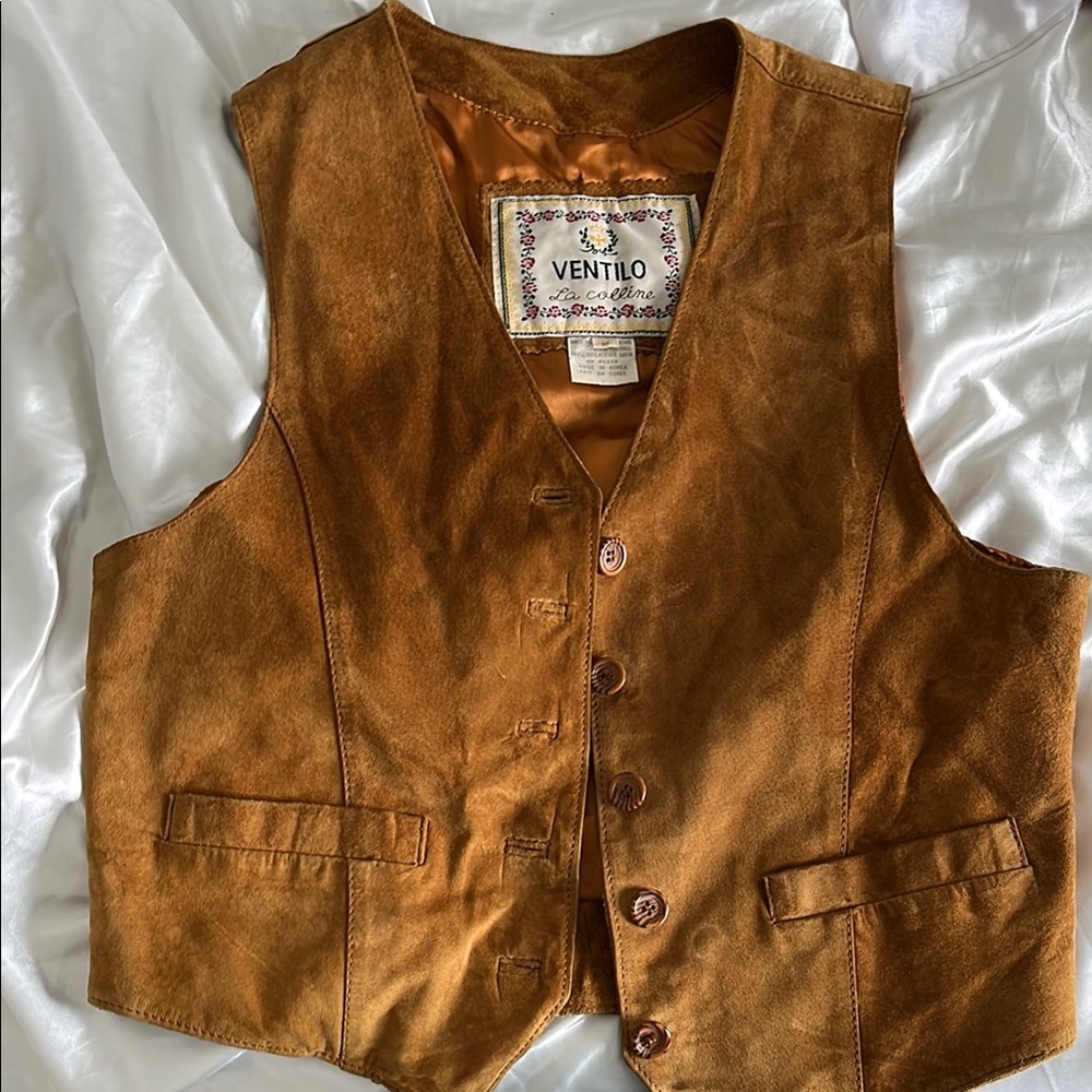 Ventilo 10 Brown genuine leather Vest